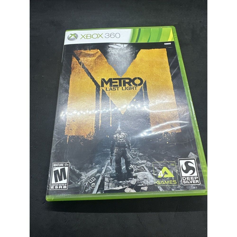 Metro: Last Light (Xbox 360, 2013) Complete Tested Working